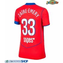 Maglie da calcio Paris Saint-Germain Warren Zaire-Emery #33 Terza Maglia Femminile 2025-26 Manica Corta